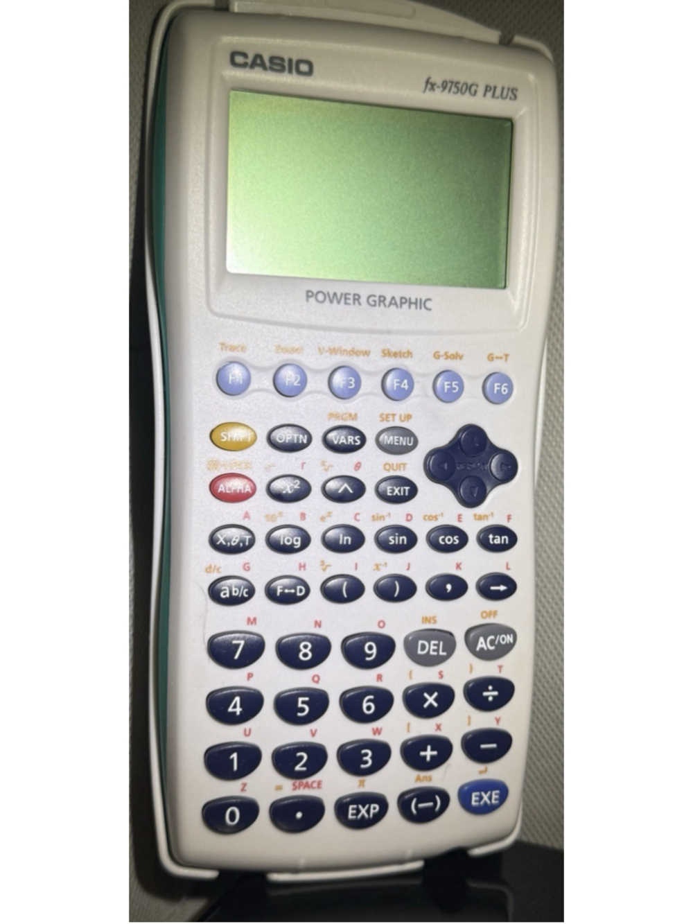 Casio fx-9750G PLUS Power Graphic Calculator No Cover Tested and Working